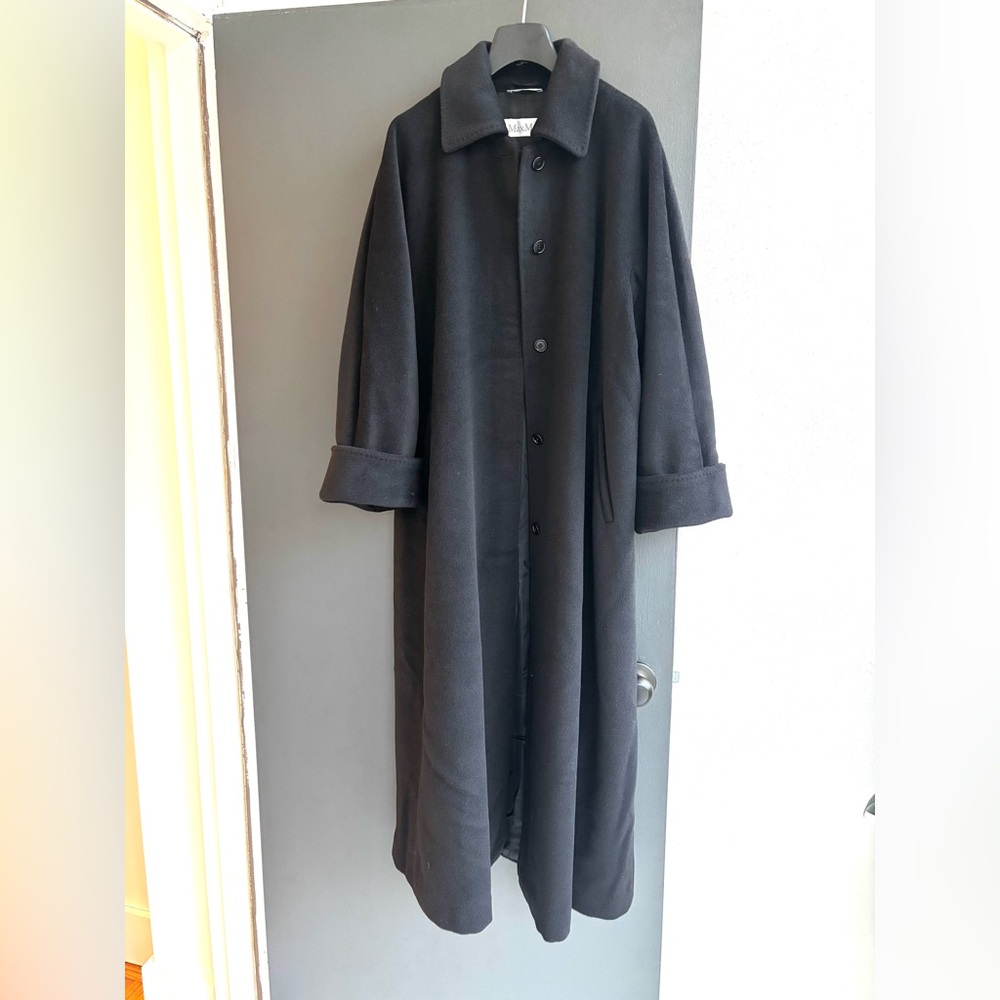 MaxMara Classic Black Coat
